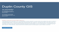 Desktop Screenshot of gis.duplincountync.com